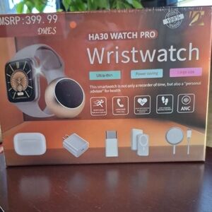 HA30 Watch Pro - Elegant Silver Smartwatch